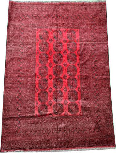 attractive Afghan red rug 340 x 260 cm